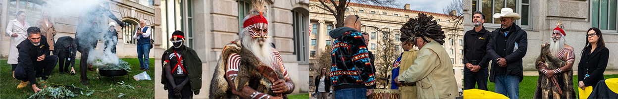 composite image showing Ancestors returned home from the Smithsonian Institution, National Museum of Natural History, Washington DC