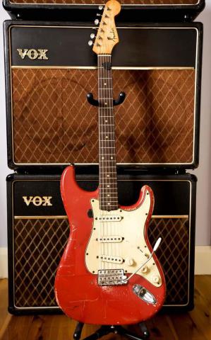 Fender Stratocaster guitar used by The Atlantics to write, record and perform the 1963 instrumental hit Bombora